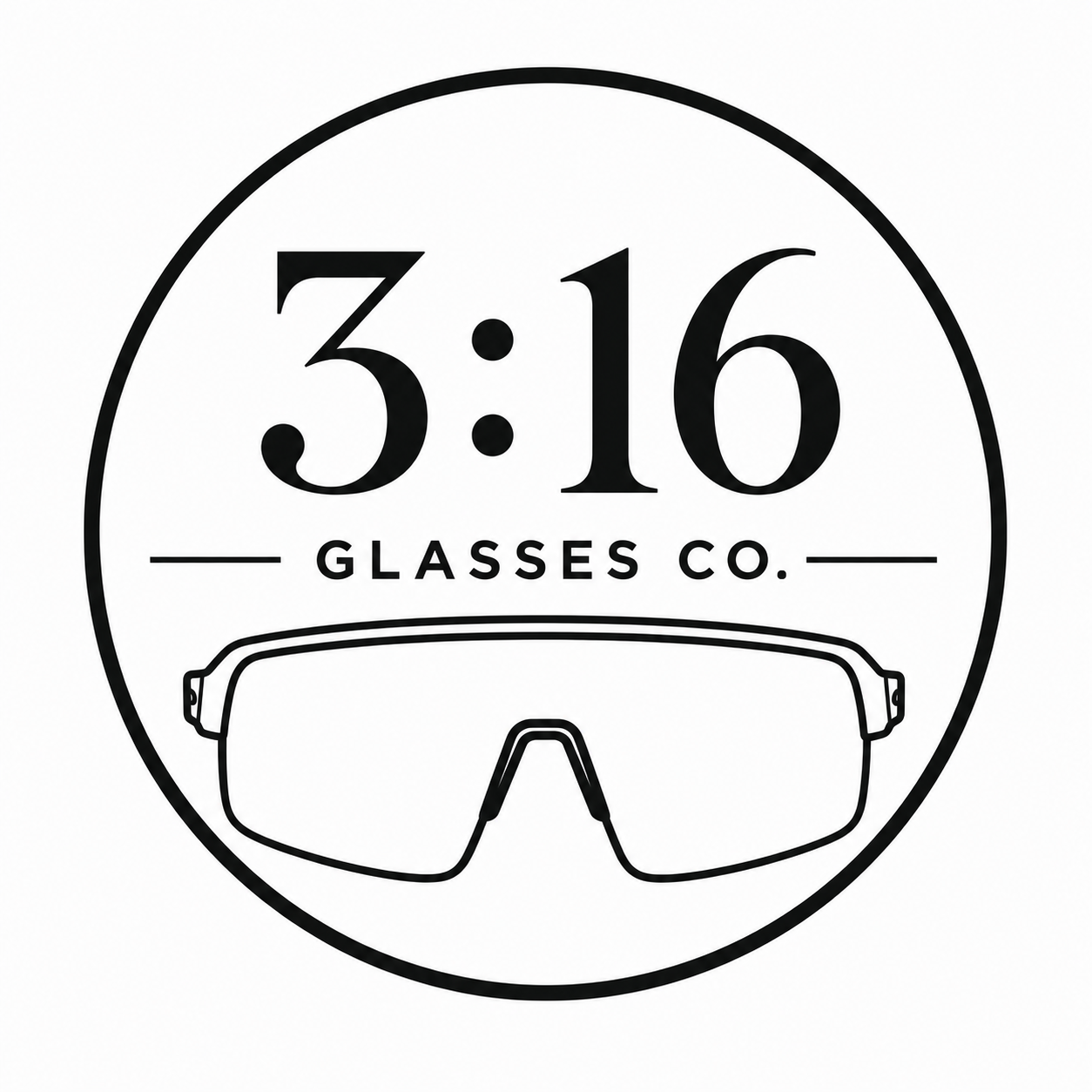 3:16 Glasses Co. logo